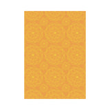 Orange traditional indian element pattern House Flag Garden Flag