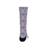 Indian Batik Style pattern Crew Socks