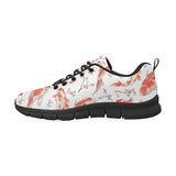 Watercolor Koi Fish Carp Fish pattern Men's Sneaker Shoes