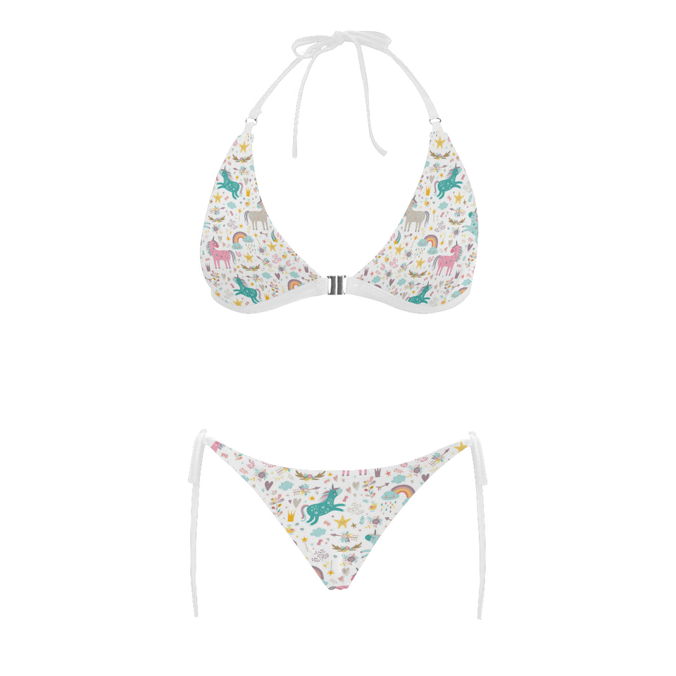 Colorful unicorn pattern Sexy Bikinis Two-Piece Swimsuits