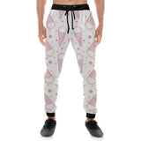 Hand drawn ice cream pattern Unisex Casual Sweatpants