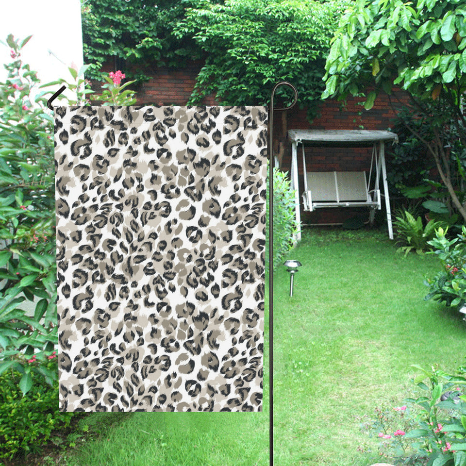 Leopard skin print pattern House Flag Garden Flag