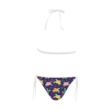 Colorful sea turtle pattern Sexy Bikinis Two-Piece Swimsuits
