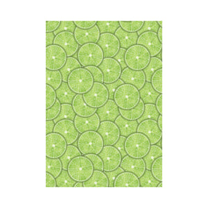 Slices of Lime pattern House Flag Garden Flag