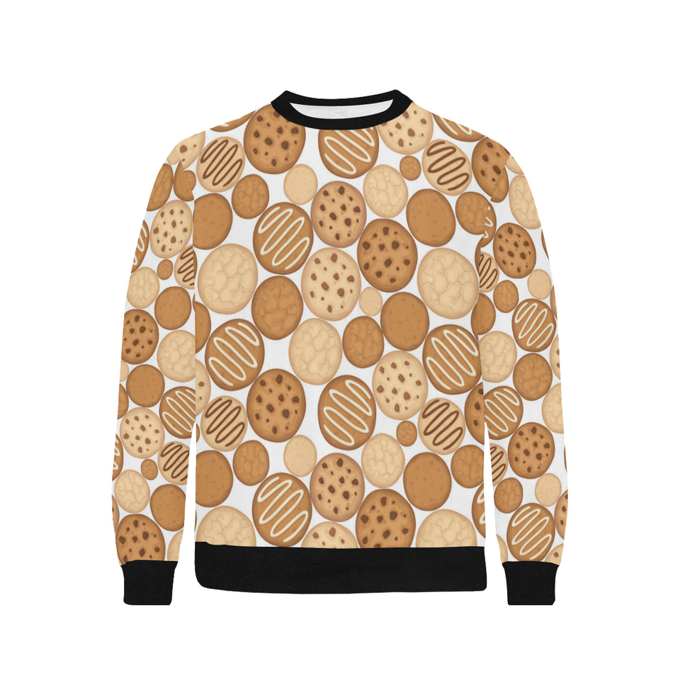 Various cookie pattern Men's Crew Neck Sweatshirt