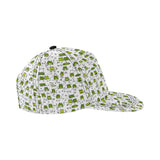 Sketch funny frog pattern All Over Print Snapback Cap