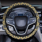 arabic star gold pattern Car Steering Wheel Cover