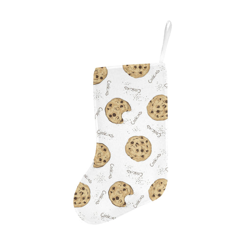 Sketch style cookie pattern Christmas Stocking
