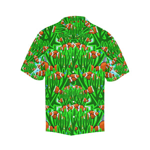 Clown Fish Pattern Print Design 01 Men's All Over Print Hawaiian Shirt (Model T58)