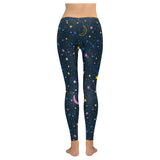 space pattern with planets, comets, constellations Women's Legging Fulfilled In US