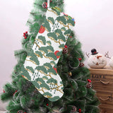 Bonsai red sun japanese pattern Christmas Stocking