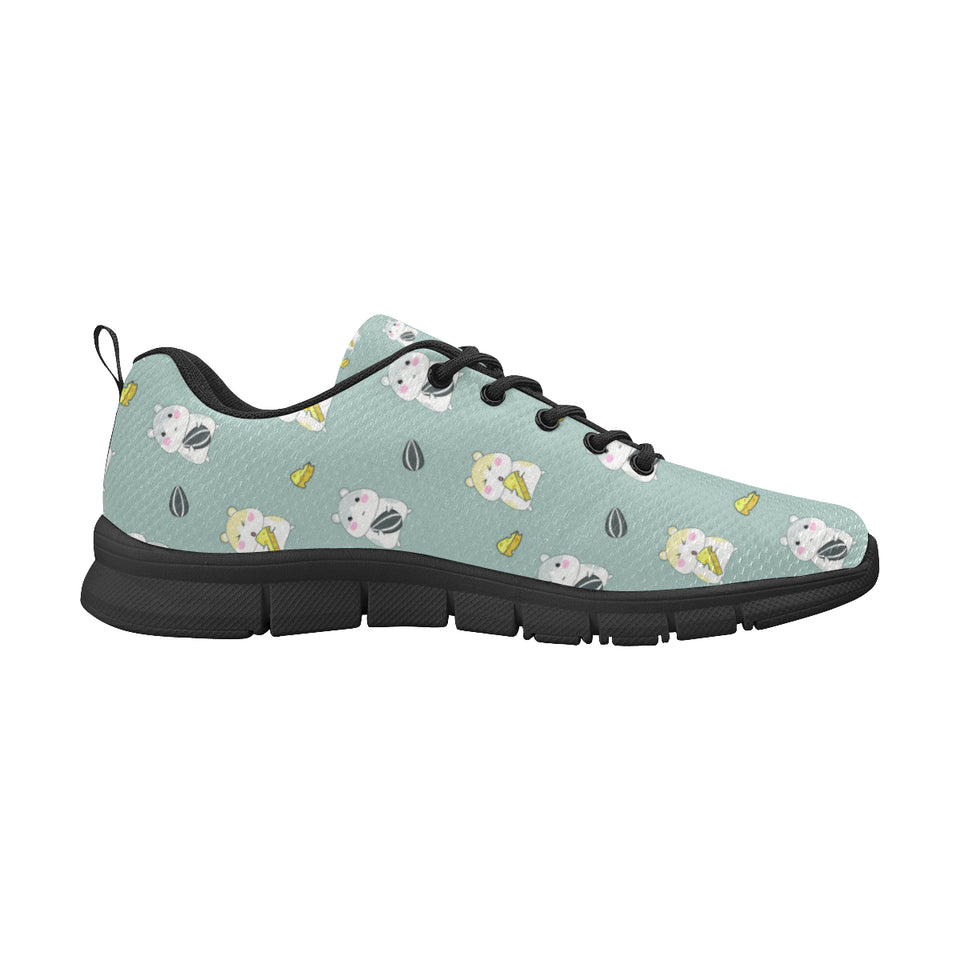 Cute hamster cheese pattern Women's Sneaker Shoes