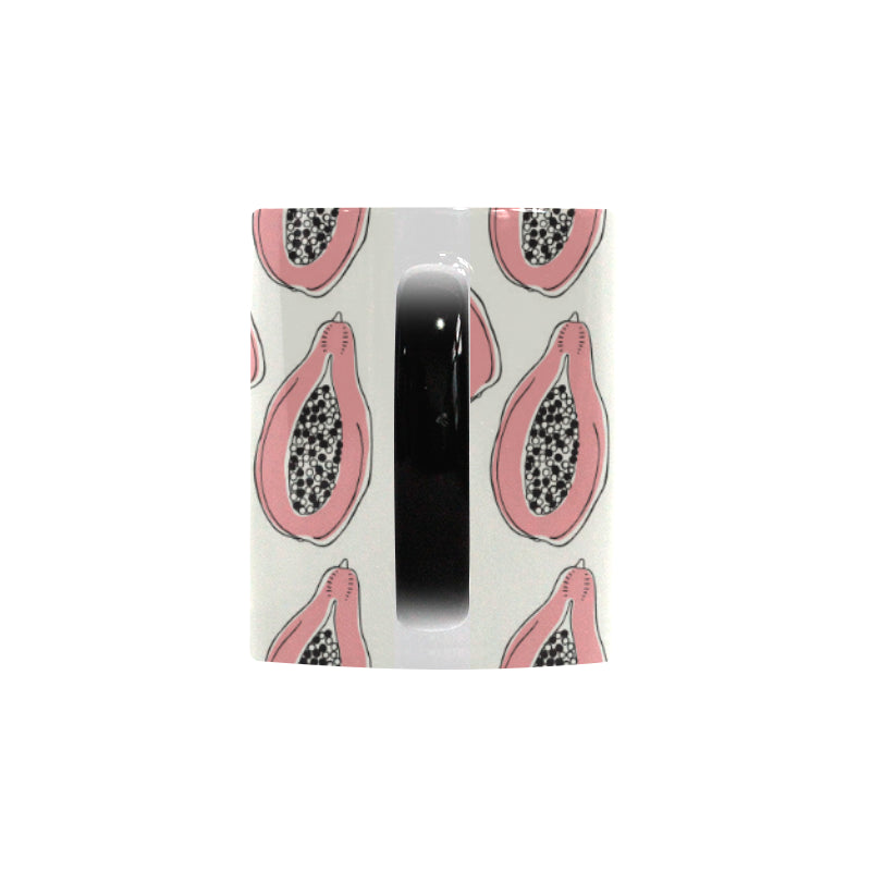 papaya pattern Morphing Mug Heat Changing Mug