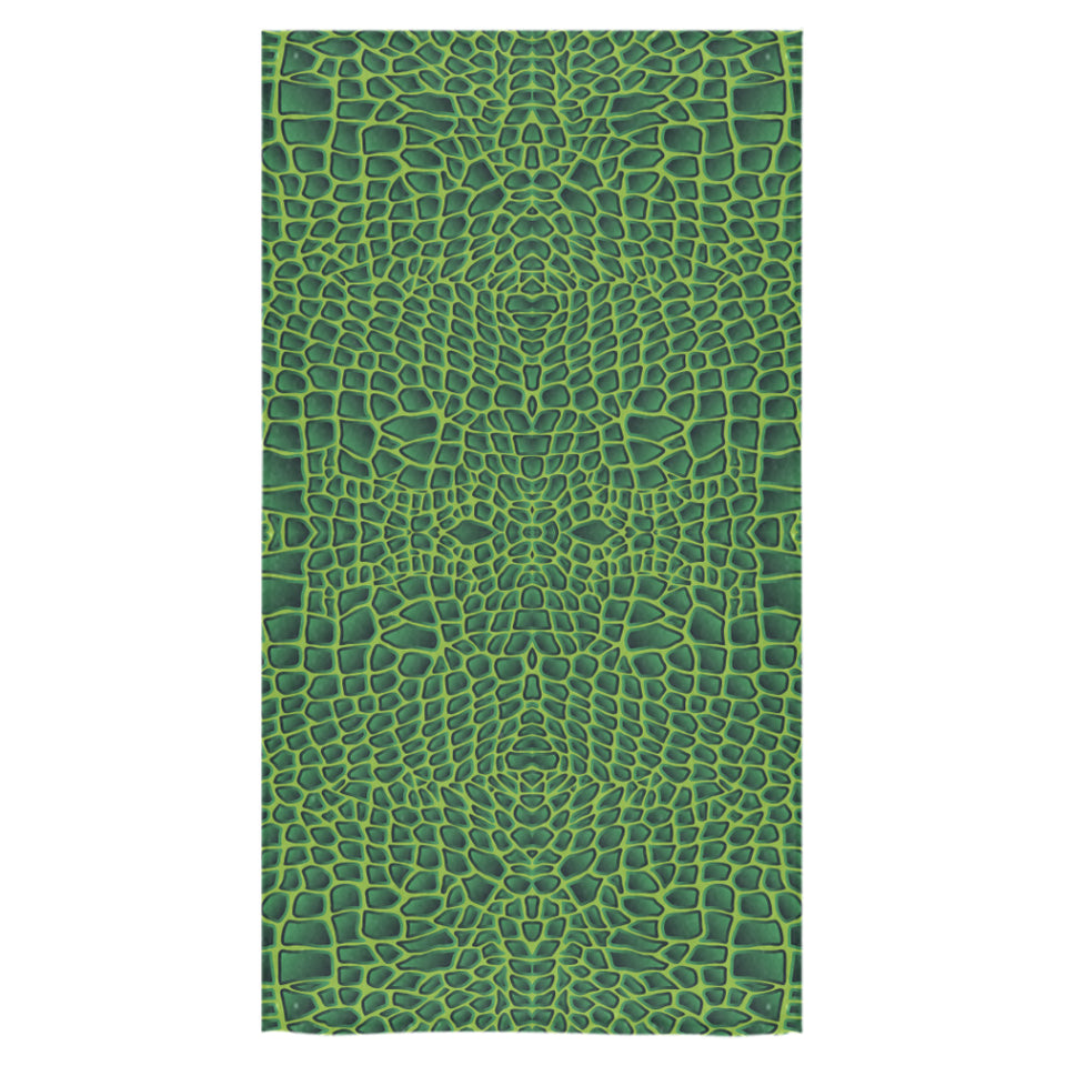 Crocodile Skin Printed Bath Towel