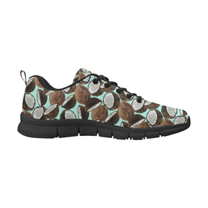 Coconut Pattern Print Design 03 Men's Breathable Sneakers ( Model 055)