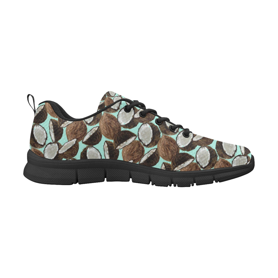 Coconut Pattern Print Design 03 Men's Breathable Sneakers ( Model 055)