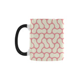 peanuts texture pattern Morphing Mug Heat Changing Mug