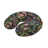 Dragons flower pattern U-Shaped Travel Neck Pillow
