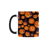 Halloween Pumpkin pattern Morphing Mug Heat Changing Mug