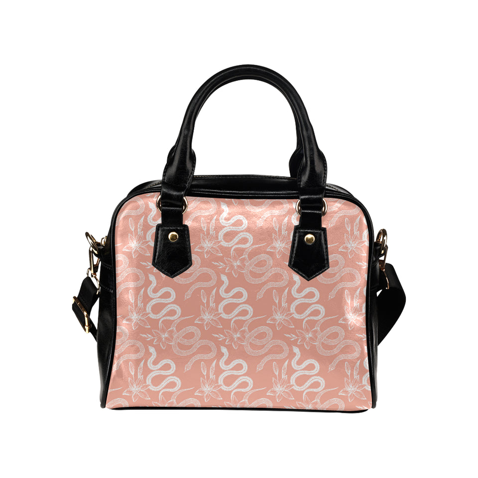 Snake lilies flower pattern Shoulder Handbag