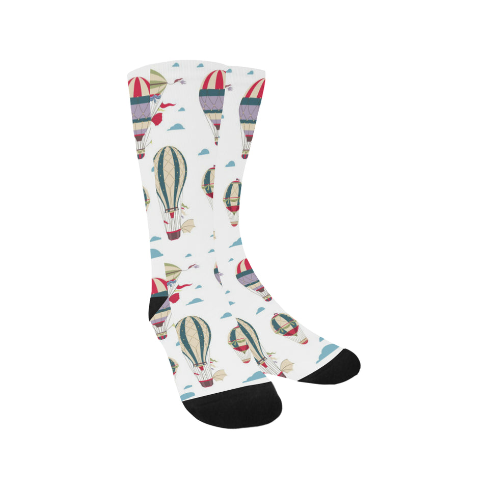Hot air balloon pattern Crew Socks