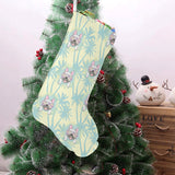 French bulldog hawaii blackground Christmas Stocking