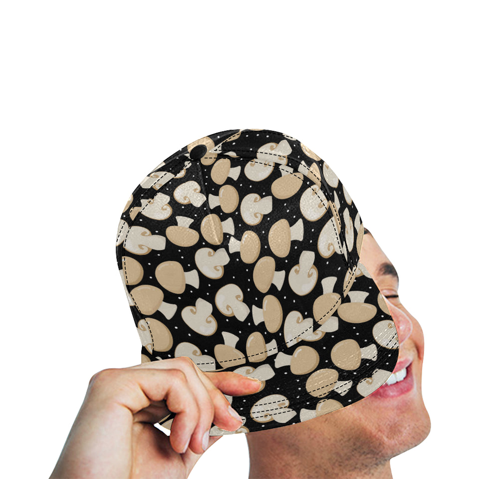 Champignon mushroom pattern All Over Print Snapback Cap