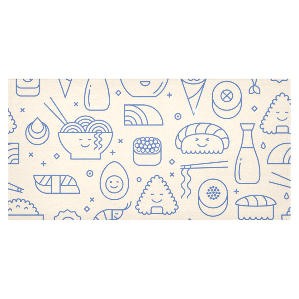 Cute sushi icon pattern Tablecloth