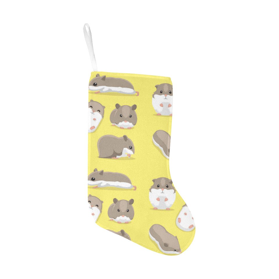 Cute Hamster pattern Christmas Stocking