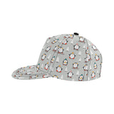 Cute Penguin christmas pattern All Over Print Snapback Cap