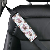 Cute pug hat rabbit costume pattern Car Seat Belt Cover