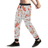 Watercolor fancy carp pattern Unisex Casual Sweatpants