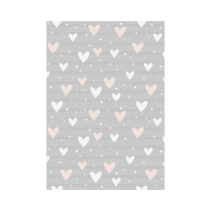 Heart pattern gray background House Flag Garden Flag