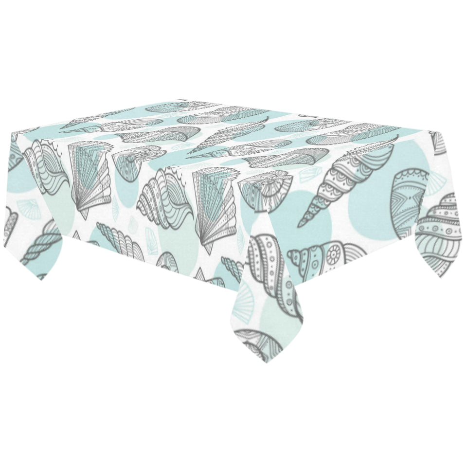 Shell polynesian tribal Tablecloth