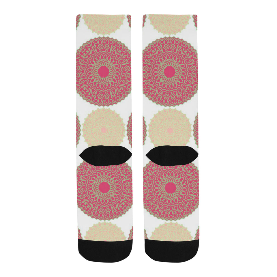 Circle indian pattern Crew Socks