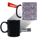Indian Batik Style pattern Morphing Mug Heat Changing Mug