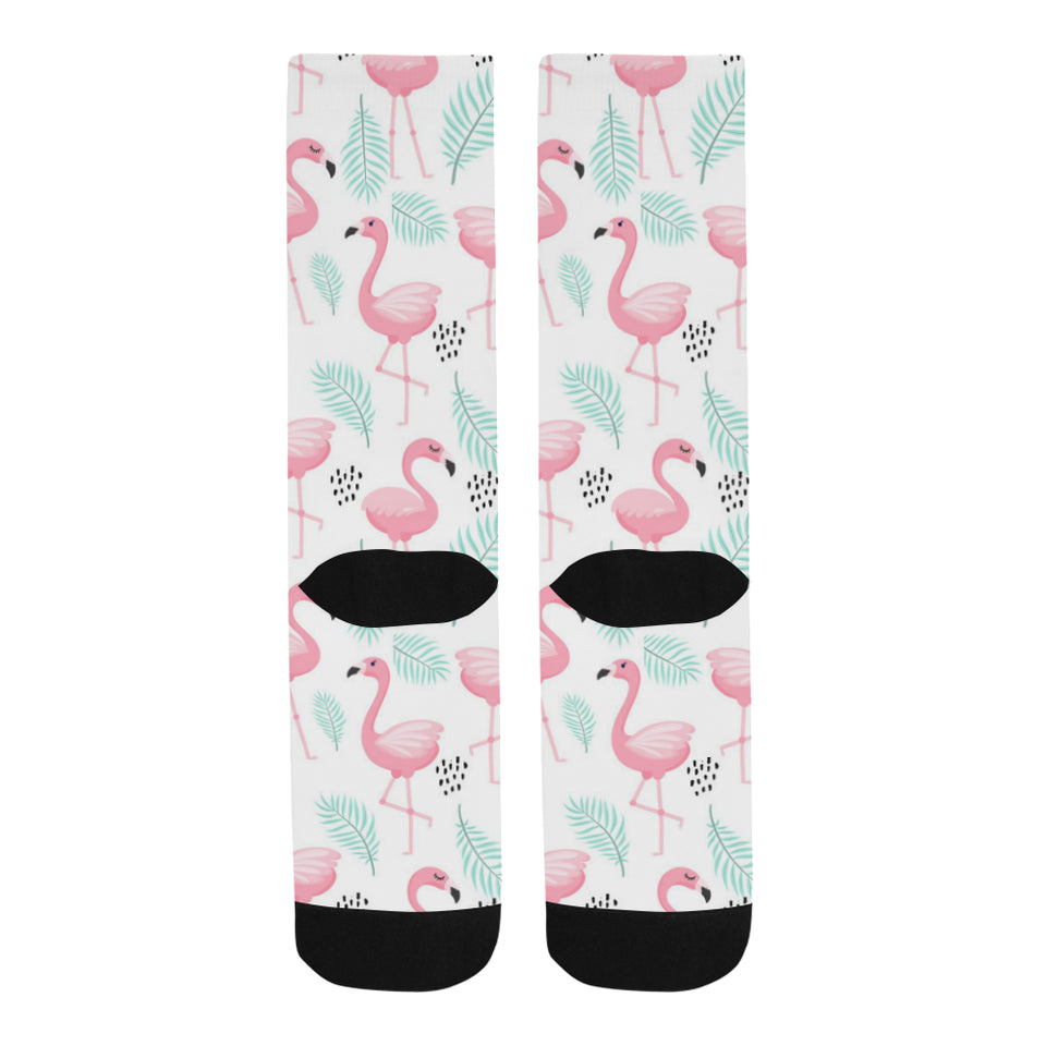 Cute flamingo pattern Crew Socks