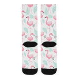 Cute flamingo pattern Crew Socks
