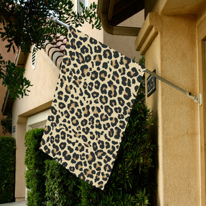 Leopard print design pattern House Flag Garden Flag