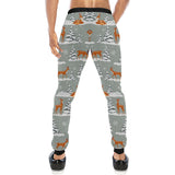 Beautiful deers Winter Christmas Unisex Casual Sweatpants