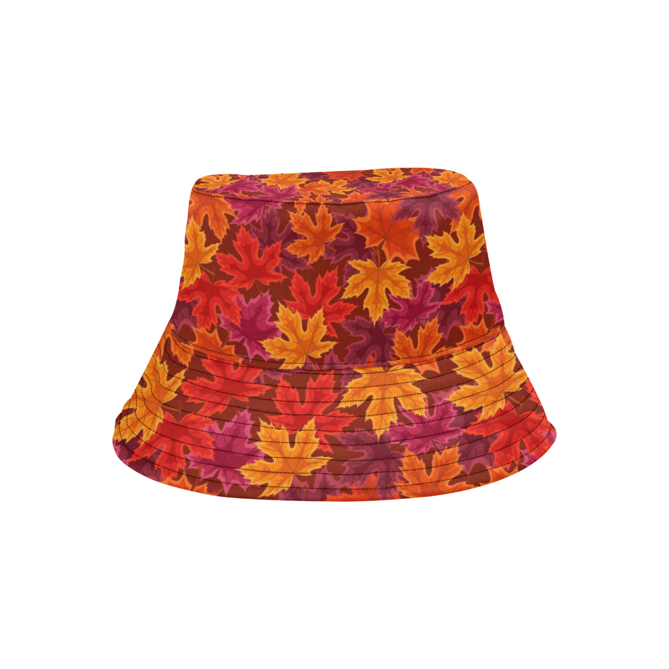 Autumn maple leaf pattern Unisex Bucket Hat