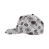 Classic vintage clock pattern All Over Print Snapback Cap