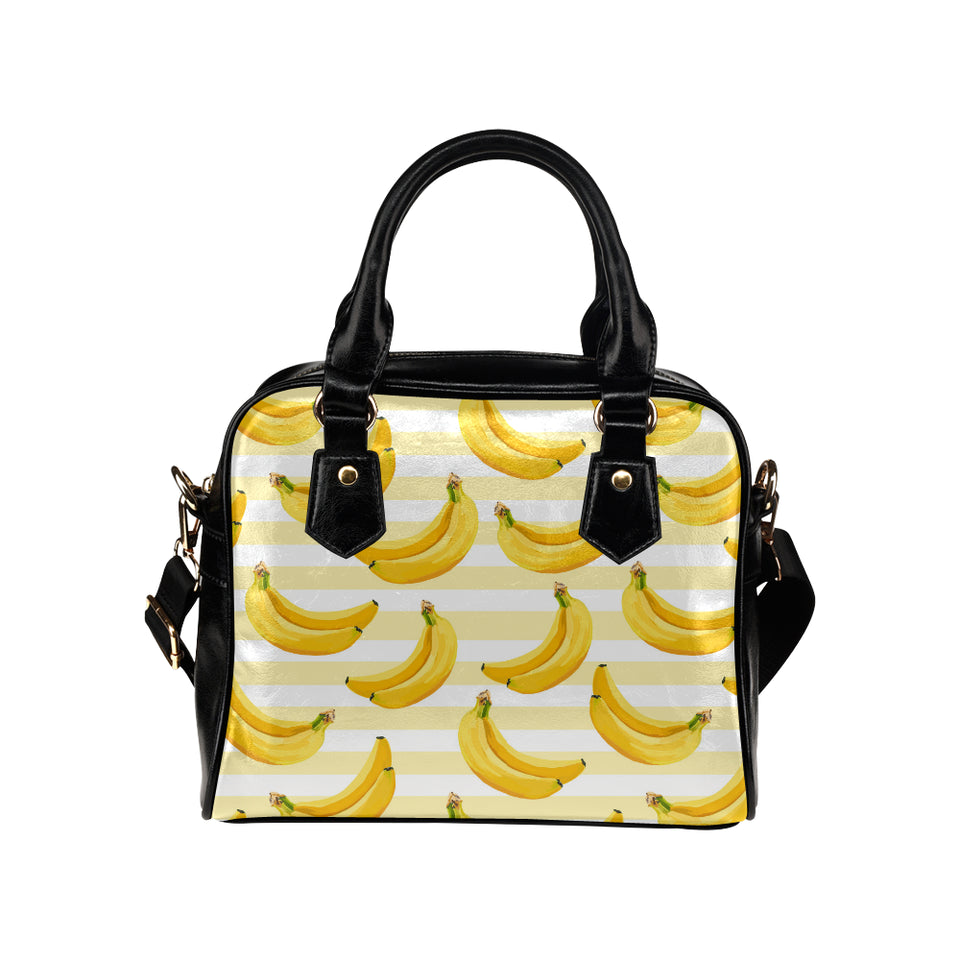 Banana pattern blackground Shoulder Handbag
