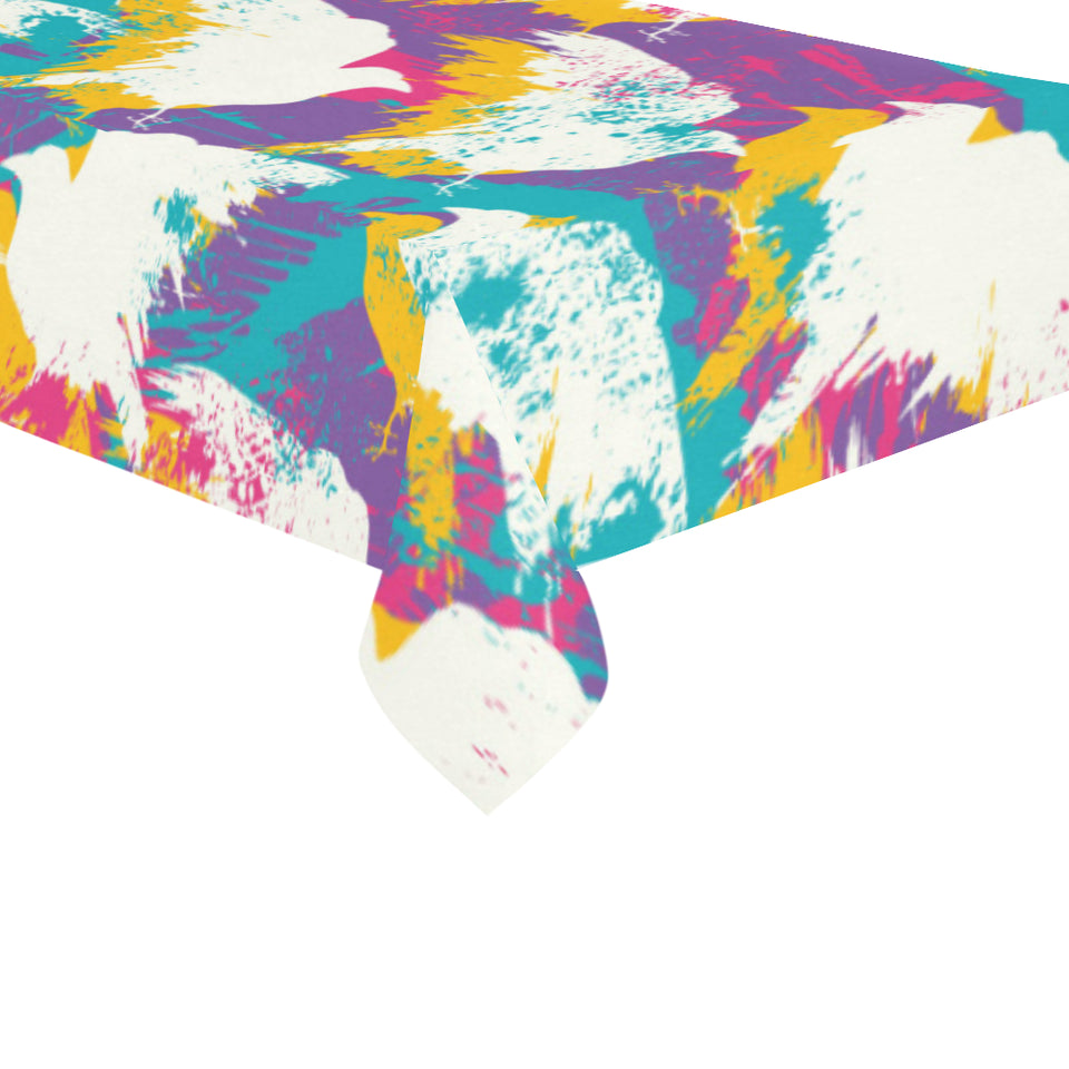Colorful crow illustration pattern Tablecloth