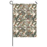 Monkey tropical leaves background House Flag Garden Flag