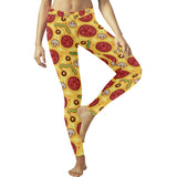 Pizza texture pattern Women's Legging Fulfilled In US