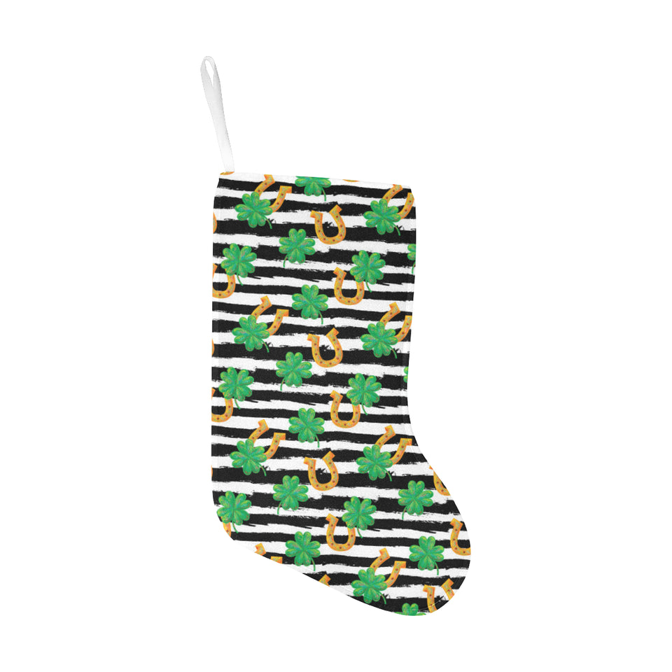 Horseshoes Pattern Print Design 01 Christmas Stocking