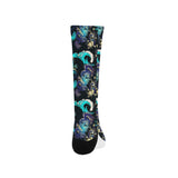 Dragon sea wave pattern Crew Socks