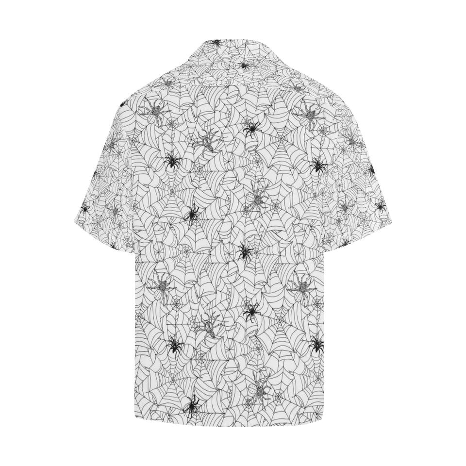 Spider web cobweb pattern Men's All Over Print Hawaiian Shirt