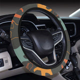 electric guitars pattern Car Steering Wheel Cover